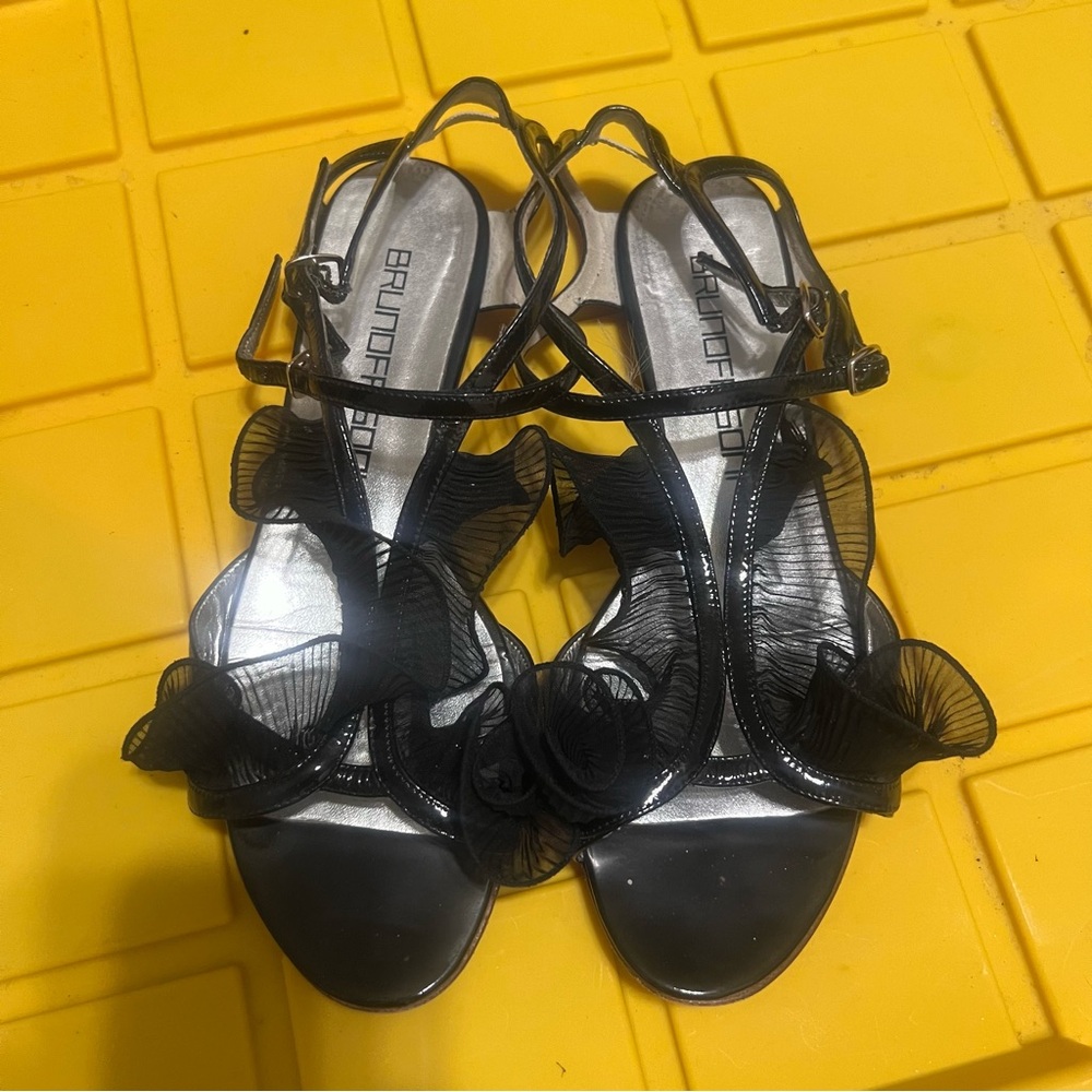 Bruno Frisoni Black Sandals Size EUR 39.5